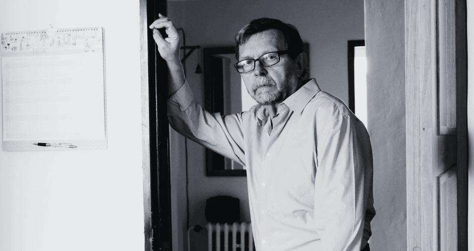 Obrázek k úmrtí docenta Oldřicha Matouška