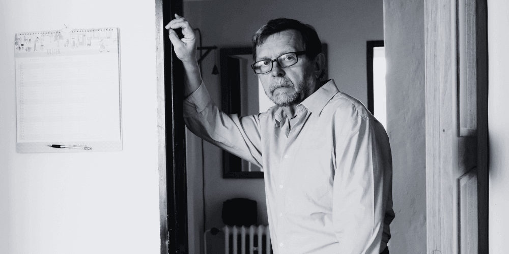 Obrázek k úmrtí docenta Oldřicha Matouška